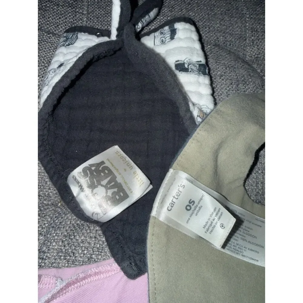 Parker baby, keababies, carters baby bandana bibs bundle of 5